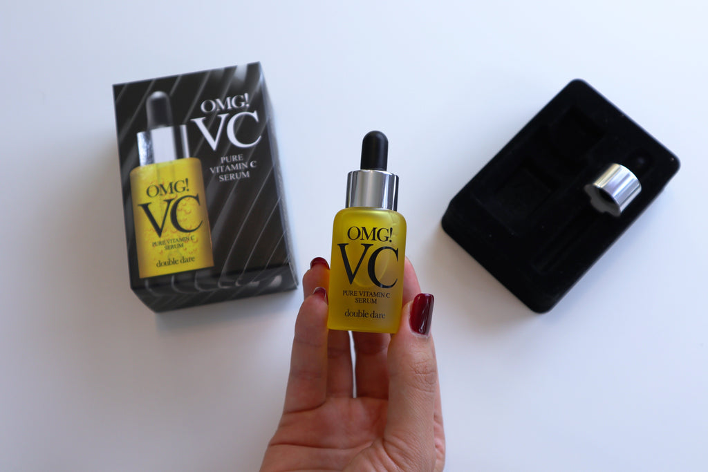 SKINCARE Blog: Remove Fine Lines, Wrinkles And Acne Scars using OMG! VC Pure Vitamin C Serum by Double Dare Spa