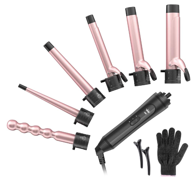 Ceramic hair curling wand clearance