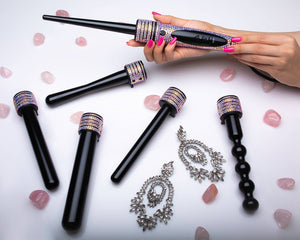 Crystallized 6 in 1 Ceramic Curling Wand